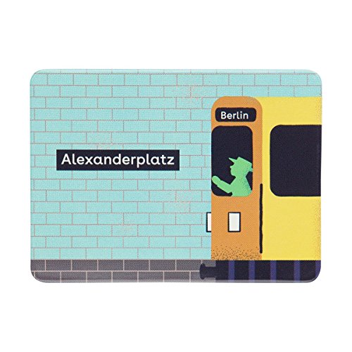 AMPELMANN Anhalter | Magnet Kühlschrankmagnet | Ubahn Berlin Alexanderplatz Geher von AMPELMANN