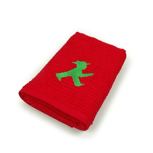 AMPELMANN Handtuch, 50 x 100 cm - Wassermann Geher rot von AMPELMANN