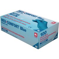 Einw.-Handsch.Med Comfort Blue Gr.M blau Nitril 10 von AMPRI