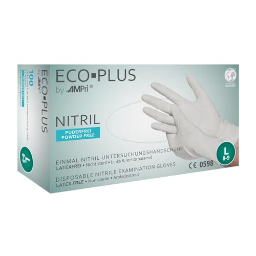 Ampri Eco Plus Nitril, Einweghandschuhe, Größe S von AMPRI