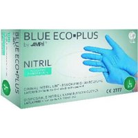 Einw.-Handsch.Blue Eco Plus Gr.M blau Nitril 100 St./Box von AMPRI