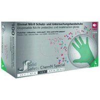 Einweghandschuh SolidSafety ChemN Special Gr.S grün Nitril von AMPRI