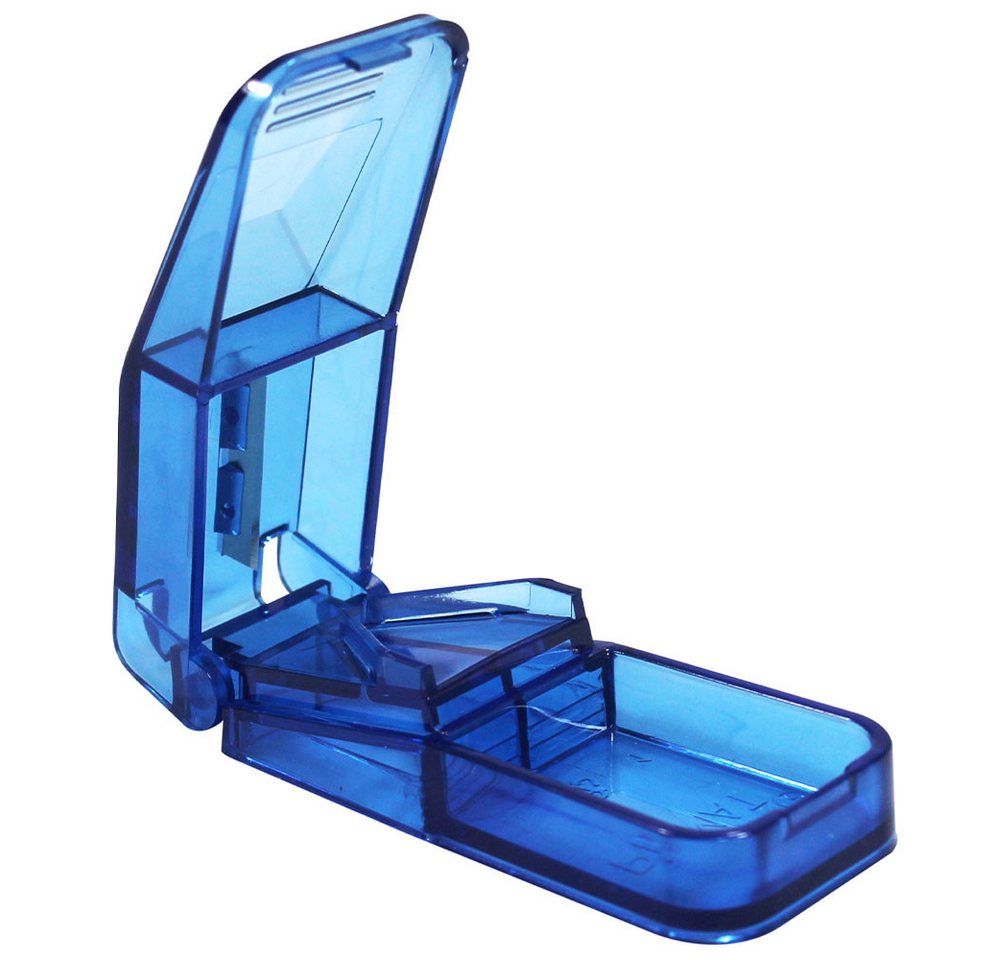 AMPri Pillendose Med Comfort Tablettenteiler - Transparent von AMPri