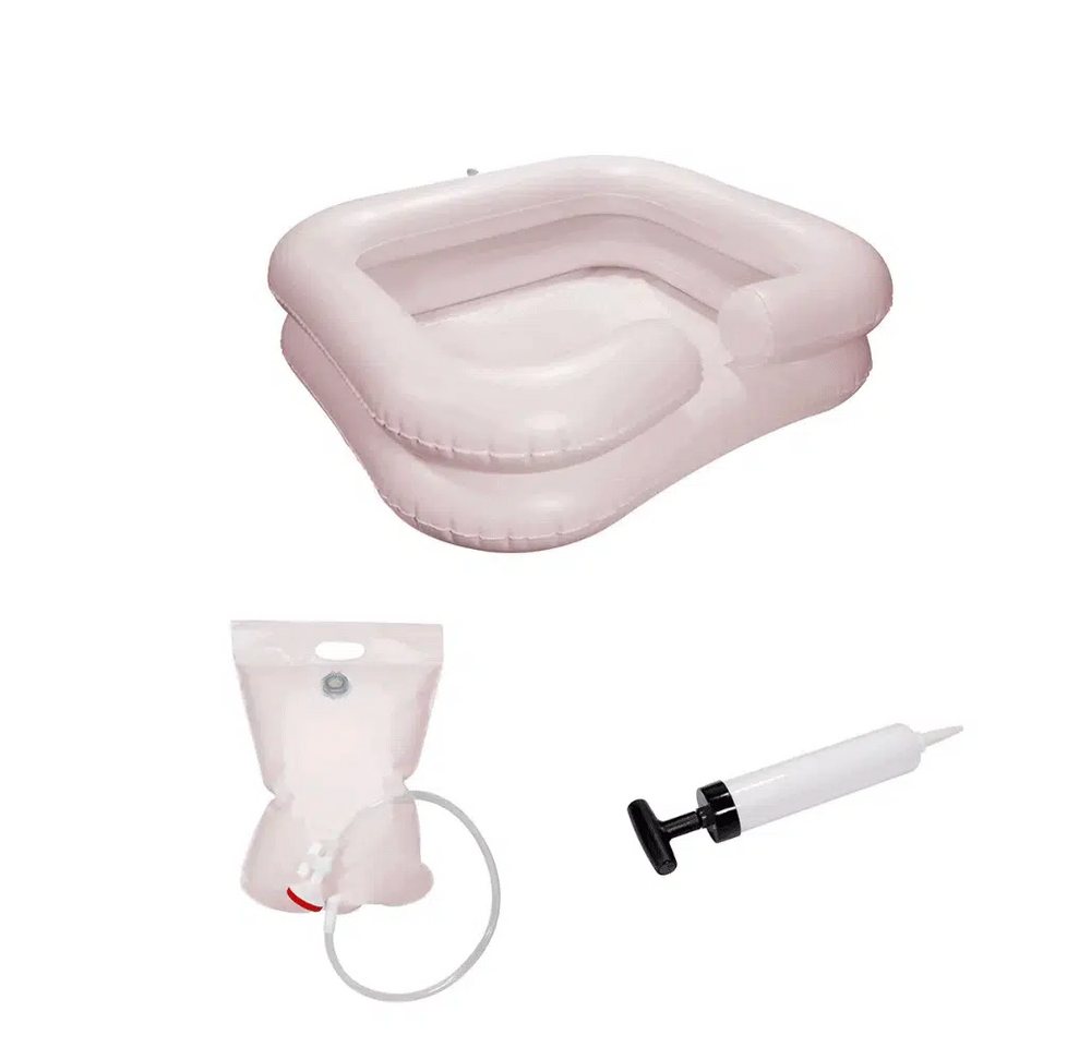 AMPri Waschbecken AMPri Waschbecken mit Duschvorrichtung und Pumpe, aufblasbar von AMPri