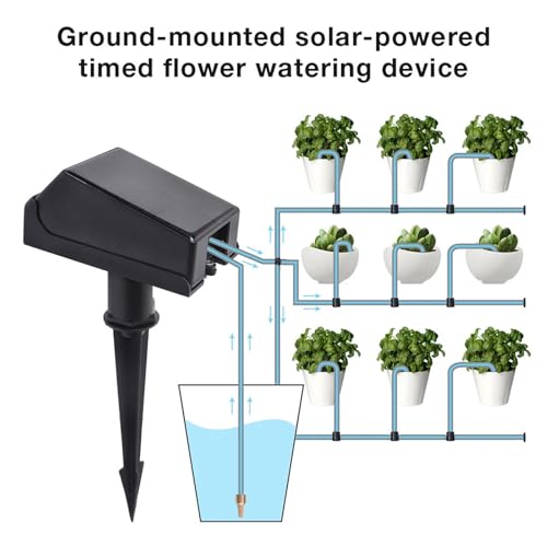 AMRTTWY Bewässerungssteuerung. Timer Wasserpumpe Solar Automatische Bewässerung Gerät Kit Wiederaufladbare Tropf Bewässerung System Wassertimer AMRTTWY Bewässerungssteuerung. Timer Wasserpumpe Solar Automatische Bewässerung Gerät Kit Wiederaufladbare Tropf Bewässerung System Wassertimer von AMRTTWY