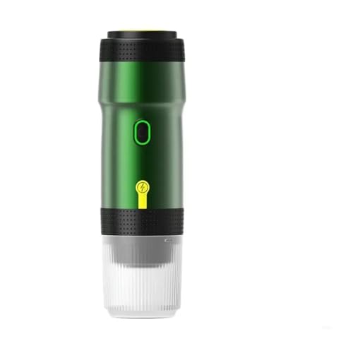 AMRTTWY Mobile Kaffeemaschine. 2 Stück Tragbare, Beheizte USB-Espressokapsel-Kaffeemaschine Mit Großer Und Kleiner Kapsel, Drei In Einem .Tragbare Kaffeemaschine(FULLY CONFIGURED_GREEN) von AMRTTWY