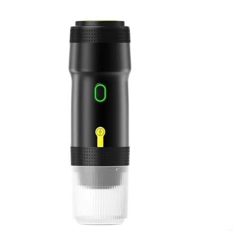 AMRTTWY Mobile Kaffeemaschine. 2 Stück Tragbare, Beheizte USB-Espressokapsel-Kaffeemaschine Mit Großer Und Kleiner Kapsel, Drei In Einem .Tragbare Kaffeemaschine(USB_BLACK) von AMRTTWY