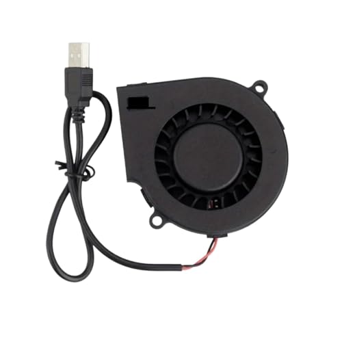 AMRTTWY Tragbarer Luftstaubgebläse. 2Pcs Bläse 5V USB Turbo Lüfter Hohe Luftmen DC Radialventilator For Kühler .Mini Staubgebläse(5) von AMRTTWY