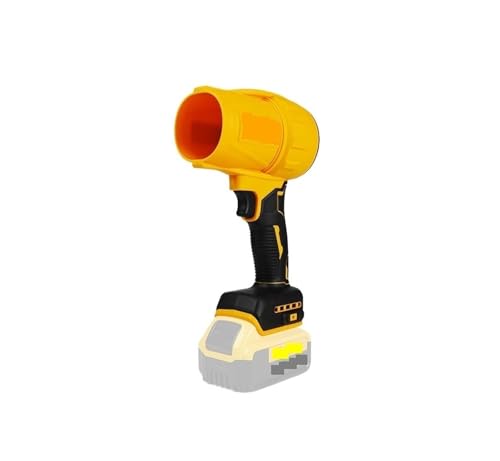AMRTTWY Tragbarer Luftstaubgebläse. Akku Bürstenloser Turbo-Gebläse Akku-Gebläse Akku-Set Bläser Werkzeug Reinigung Computer Reinigung Auto .Mini Staubgebläse(Yellow Have brush) von AMRTTWY