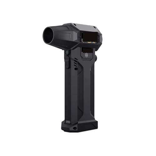AMRTTWY Tragbarer Luftstaubgebläse. Mini Turbo Jet Fan Elektrische Luft Collector Bläse Einstellbare Wind Schwindigkeit Auto Computer Reinigung .Mini Staubgebläse(Black2) von AMRTTWY