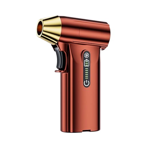 AMRTTWY Tragbarer Luftstaubgebläse. Sammler Leistungsstarker Turbo-Jet-Ventilator Tragbarer, Wiederaufladbarer Handventilator .Mini Staubgebläse(Red) von AMRTTWY