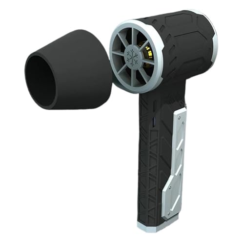 AMRTTWY Tragbarer Luftstaubgebläse. Wind Auto Luftgebläse Leistungsstarke Handheld Turbo Jet Fan Bürstenlosen Motor High-Speed .Mini Staubgebläse(Gray) von AMRTTWY