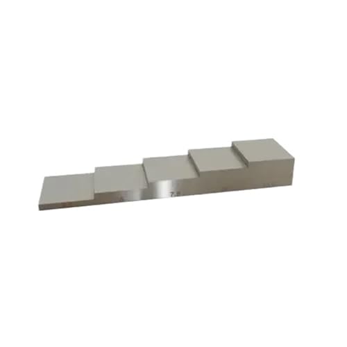 Dickenkalibrierblock. 2,5-5-7,5-10-12,5 mm 5-Stufen-Testblock 304 Edelstahl Kalibrierungstestblock for Ultraschall-Dickenmessgerät .NDT von AMRTTWY