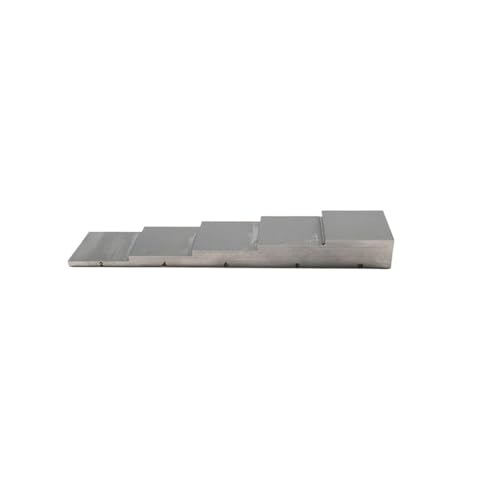 Dickenkalibrierblock. 5-stufiger metrischer Block aus Duplex-Edelstahl 2205 mit 2-4-6-8-10 mm Kalibrierungstestblock .NDT von AMRTTWY
