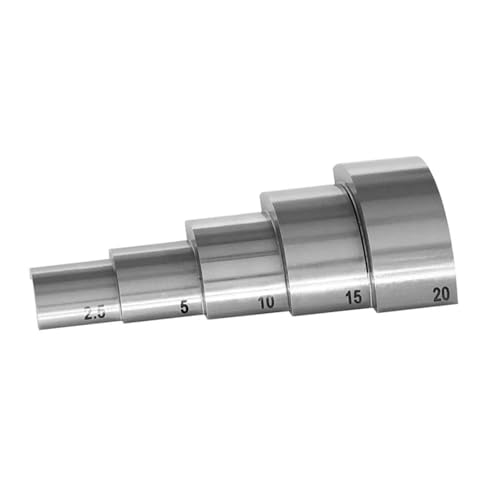 Dickenkalibrierblock. NDT UT-Testblöcke 1018 Kohlenstoffstahl, gebogener 5-Stufen-Block for Ultraschall-Dickenmessgerät .NDT(2.5-20mm Steel) von AMRTTWY