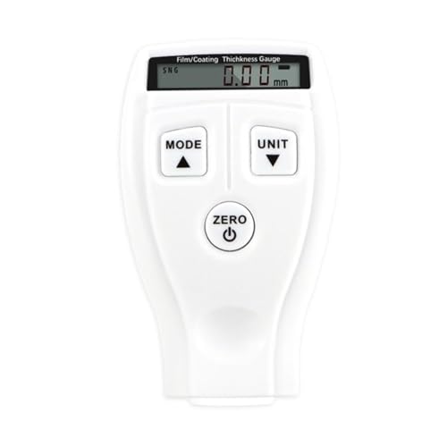 Digitales Dickenmessgerät, 2Pcs Auto Digitale Malerei Detector Meter Mini LCD Beschichtung Dicke Gauge Automotive Digitale Kalibrierung Messgerät A2BB,Industrie(White) von AMRTTWY