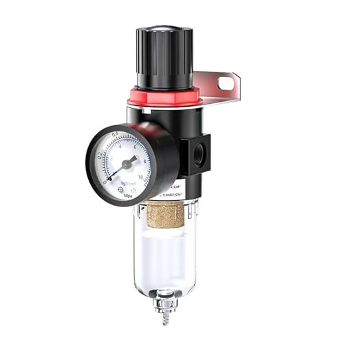 Druckregler. AFR2000 Luftfilterregler Pneumatischer Wasser-Öl-Abscheider For Luftkompressor- Und Pumpensystem(AFR2000 PC-8MM) von AMRTTWY