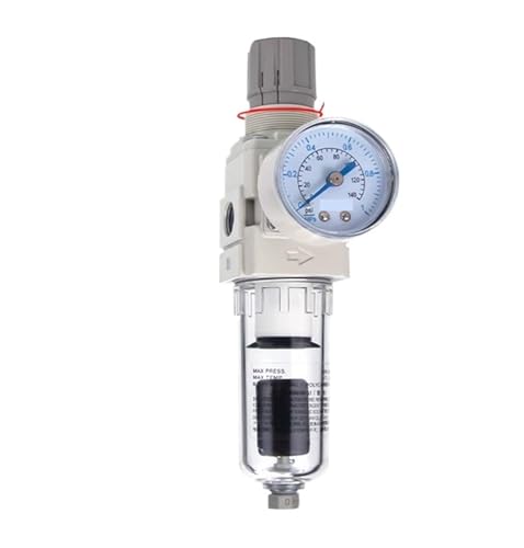 Druckregler. Luftdruckreduzierfilter Luftregulierventil Automatische Entleerungsfunktion(AW20-02BCG-B) von AMRTTWY