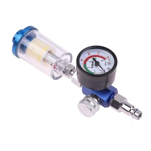Druckregler. Luftdruckregler Mit Wasser-Öl-Abscheiderfilter For Spritzpistole Und Pneumatische Werkzeuge(EU Fitting) von AMRTTWY