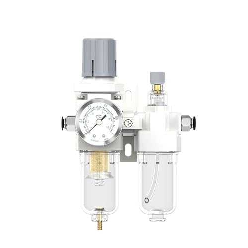 Druckregler. Luftfilterregler Öl-Wasser-Abscheider Filterreglerventil(W 4mm fitting) von AMRTTWY