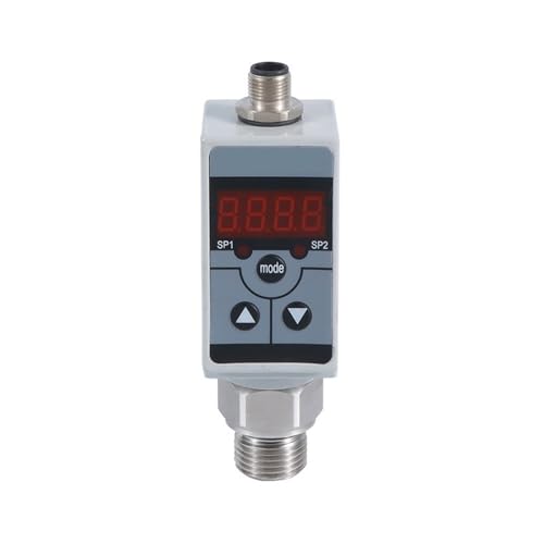 Drucktransmitter, Digitaler Druckschalter-Controller mit Display for Öl-, Gas-, Wasser- und Luftsysteme,Industrieller Drucksensor(0.1%) von AMRTTWY