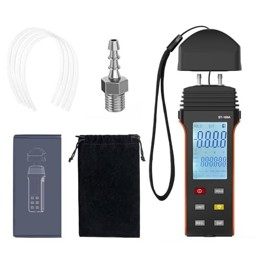 Drucktransmitter, Digitaler Manometer-Gasdruckprüfer mit LCD-Hintergrundbeleuchtung for Luft- und Gasdrucksysteme,Industrieller Drucksensor von AMRTTWY