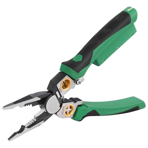 Manuelles hydraulisches Crimpwerkzeug, 8 IN 1 Abisolieren Multifunktionale Zange For Kabel Cut CrimpTerminal Hand Werkzeug Cutter von AMRTTWY