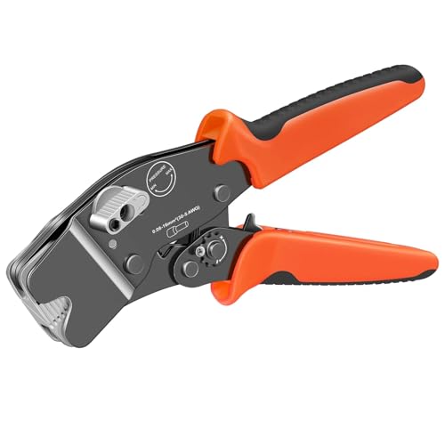 Manuelles hydraulisches Crimpwerkzeug, Crimpzange For Aderendhülsen, AWG 30–5, Quadratisch, Selbsteinstellende Ratschen-Crimper For, Enden, Terminal-Handzange von AMRTTWY