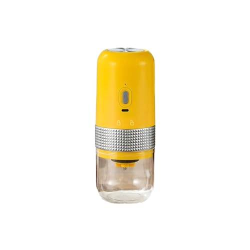 Mobile Kaffeemaschine. Automatische Kaffeemühle, Tragbares USB-Ladegerät, Küchenwerkzeug .Tragbare Kaffeemaschine(Yellow) von AMRTTWY