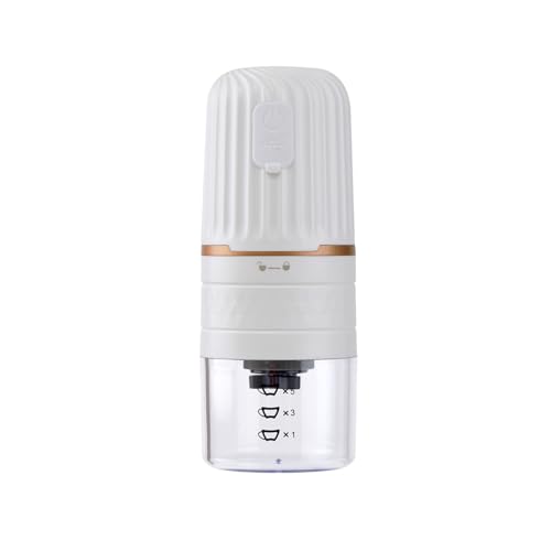 Mobile Kaffeemaschine. Tragbare Kaffeemühle, USB-aufladbare Automatische Bohnenmahlmaschine Mit Espressomaschinenfunktion, Geeignet For Unterwegs Und Zu Hause .Tragbare Kaffeemaschine(210 White) von AMRTTWY