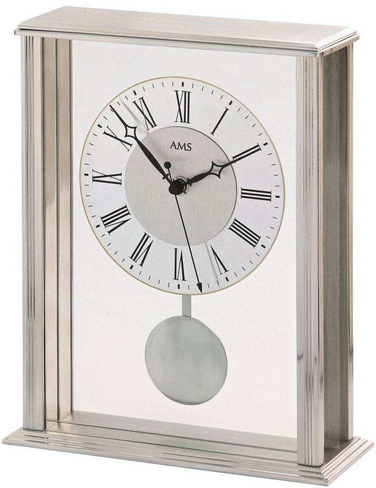 AMS Funktischuhr Pendeluhr eckige Form 5190 5191 AMS Funktischuhr Pendeluhr eckige Form 5190 5191 von AMS