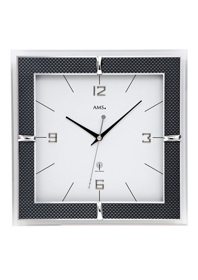 AMS Funkwanduhr F5855 (Quarzuhr,Wohnzimmer,Esszimmer,Küche,Arbeitszimmer,Büro, Flur) AMS Funkwanduhr F5855 (Quarzuhr,Wohnzimmer,Esszimmer,Küche,Arbeitszimmer,Büro, Flur) von AMS