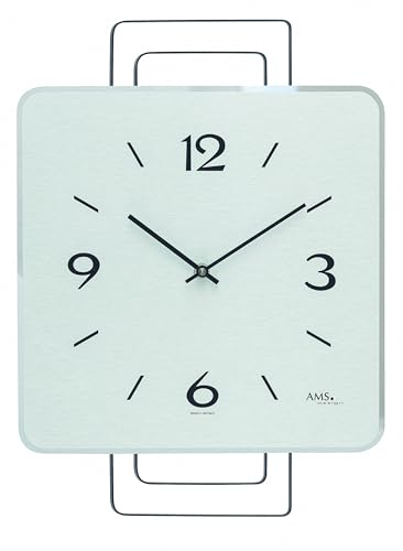 AMS Moderne Wanduhr mit Quarzwerk von AMS