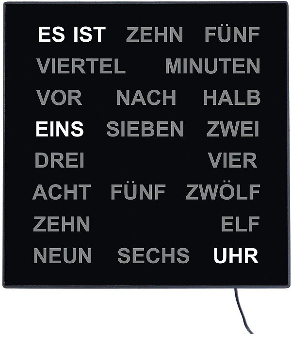 AMS Tischuhr T1235 Büro, Wohnzimmer, Esszimmer von AMS