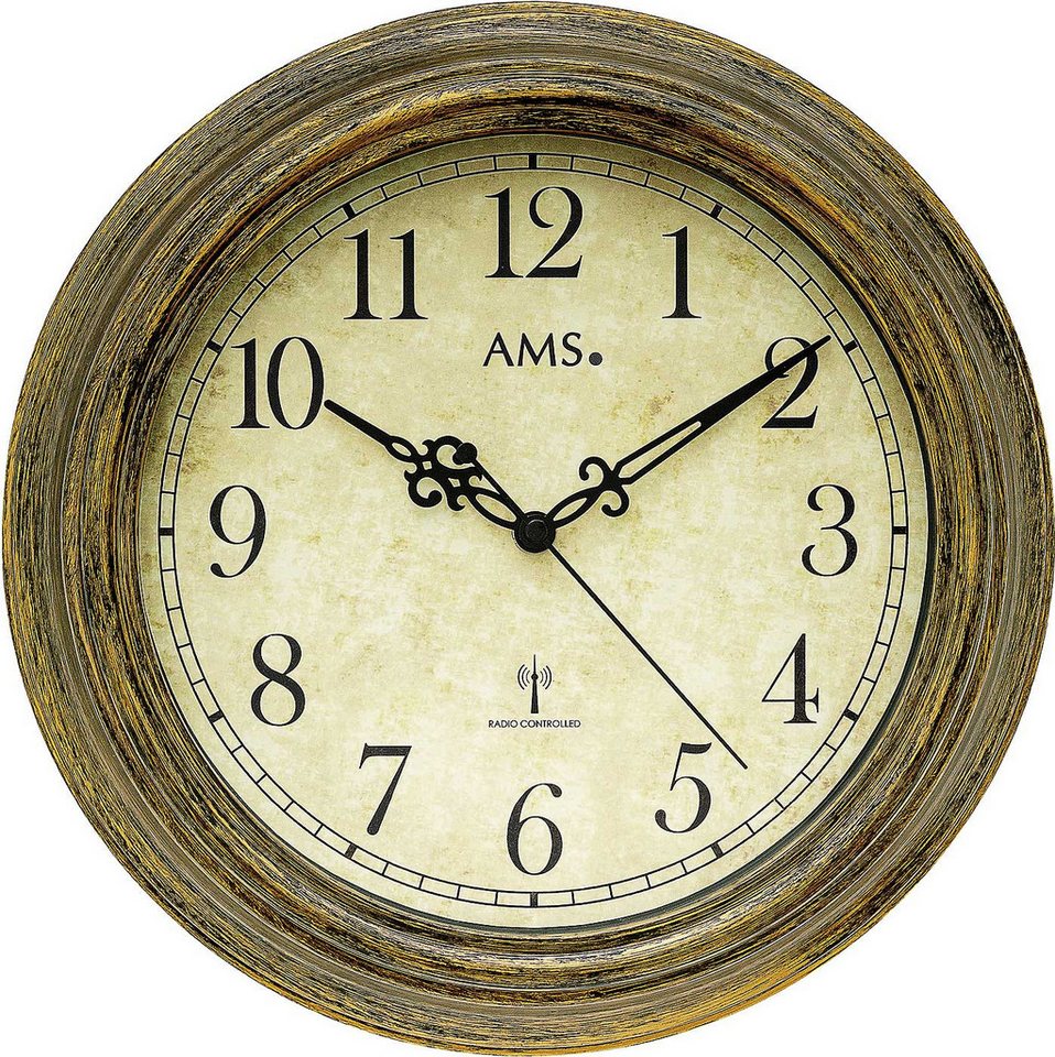 AMS Wanduhr Funkwanduhr - AMS Modell: 5575 von AMS
