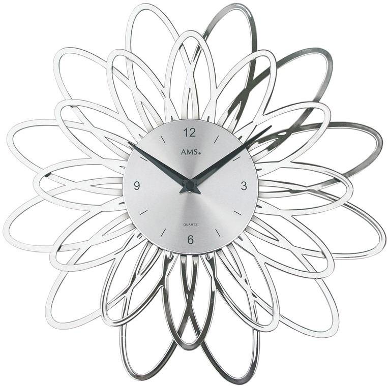 AMS Wanduhr W9362 (Quarzuhr, Wohnzimmer, Esszimmer, Arbeitszimmer, Büro, Flur) von AMS
