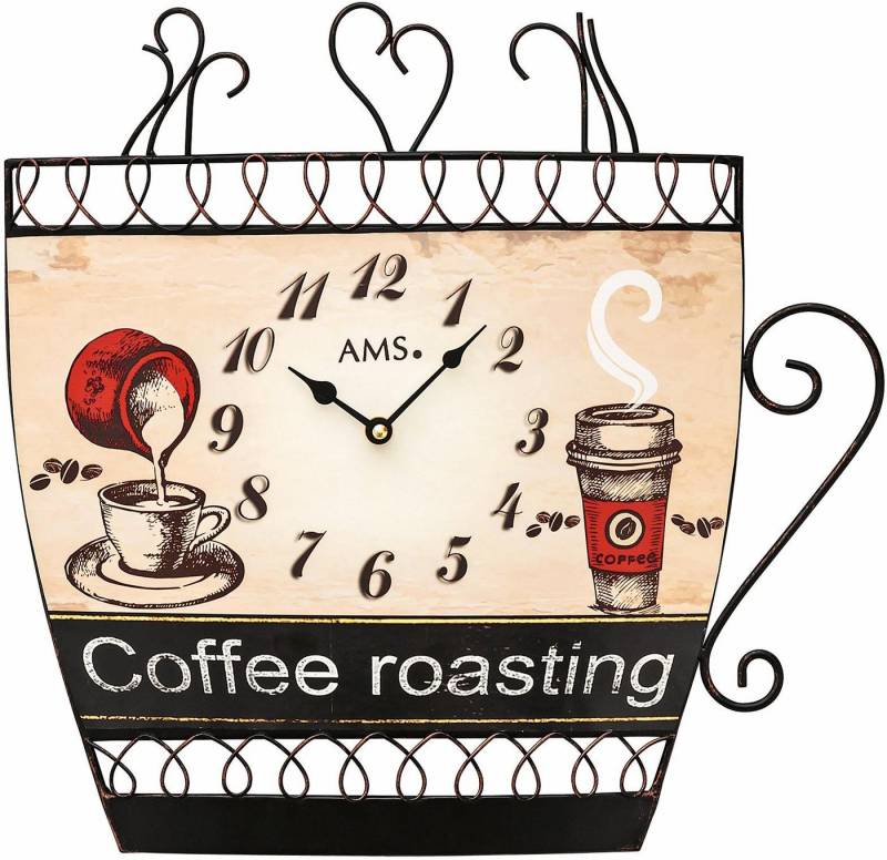 AMS Wanduhr W9533 (Quarzuhr,Wohnzimmer,Esszimmer,Küche,Arbeitszimmer,Büro,Flur) AMS Wanduhr W9533 (Quarzuhr,Wohnzimmer,Esszimmer,Küche,Arbeitszimmer,Büro,Flur) von AMS