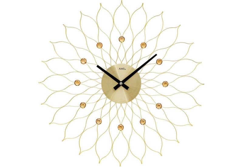 AMS Wanduhr W9609 (Quarzuhr,Wohnzimmer,Esszimmer,Küche,Arbeitszimmer,Büro,Flur) von AMS