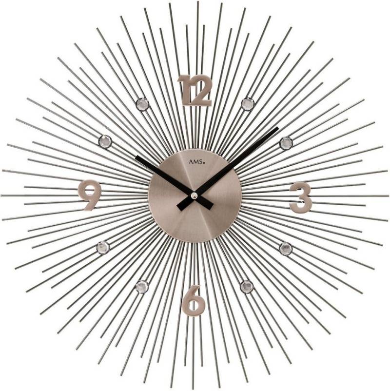 AMS Wanduhr W9610 (Quarzuhr,Wohnzimmer,Esszimmer,Küche,Arbeitszimmer,Büro,Flur) von AMS