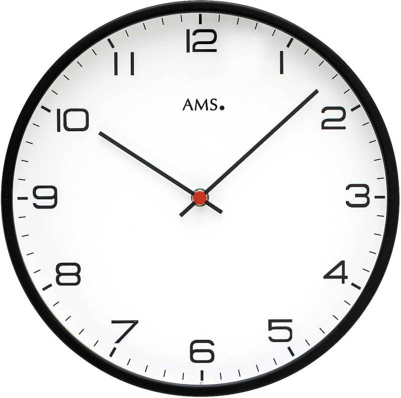 AMS Wanduhr Wanduhr modern 30 x 30 x 5 cm - AMS Modell: 9659 von AMS