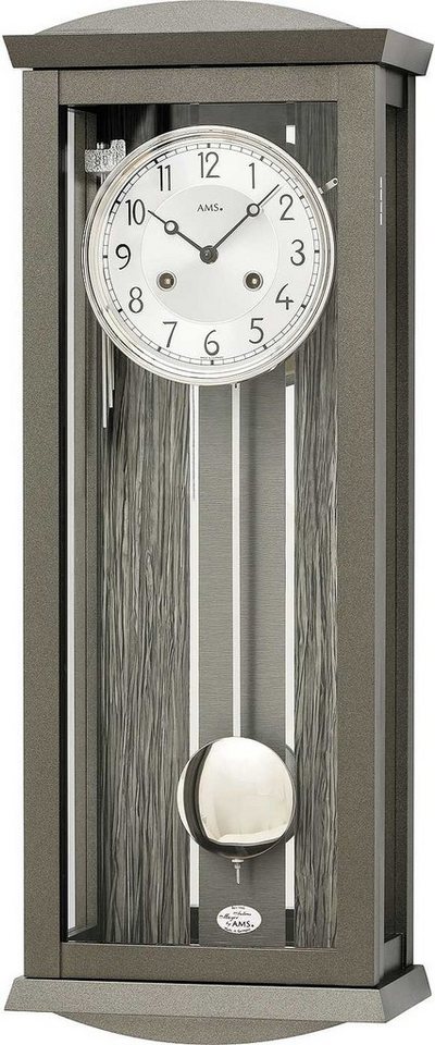 AMS Wanduhr Wanduhr modern mit Bim-Bam - AMS Modell: 2748 von AMS