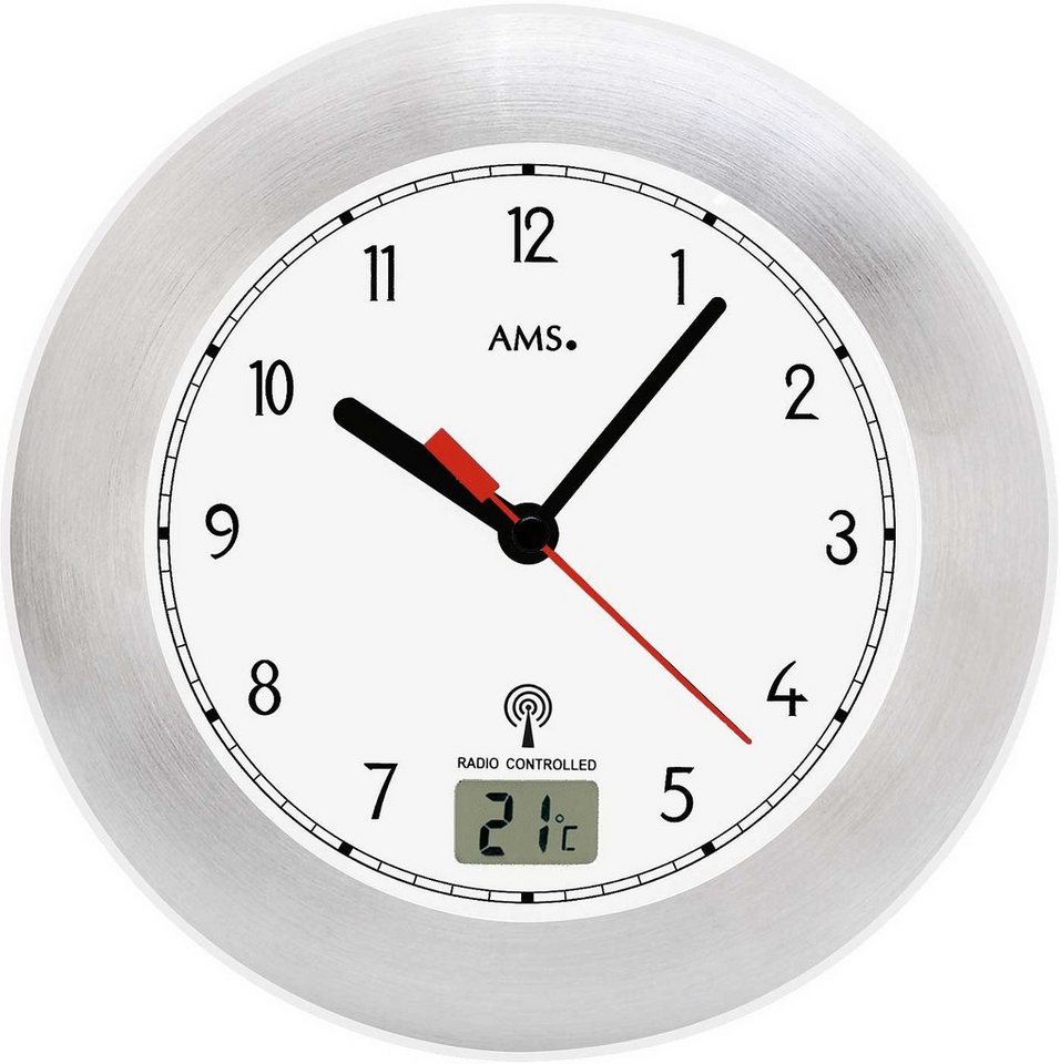 AMS Wanduhr moderne Funkwanduhr für das Badezimmer - AMS Modell: 5920 AMS Wanduhr moderne Funkwanduhr für das Badezimmer - AMS Modell: 5920 von AMS