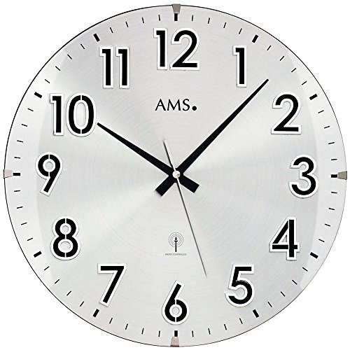 AMS. design 5973 Wanduhr rund hochwertige Funkuhr Küchenuhr Büro Wartezimmer Wanduhr classic Große Zahlen AMS. design 5973 Wanduhr rund hochwertige Funkuhr Küchenuhr Büro Wartezimmer Wanduhr classic Große Zahlen von AMS