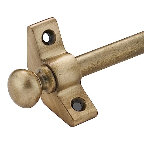 AMSKA INTERNATIONAL 13er Set Treppenteppichstangen rund Endstück Messing antik passend für Teppichläufer bis 70 cm Breite oder schmal von AMSKA INTERNATIONAL