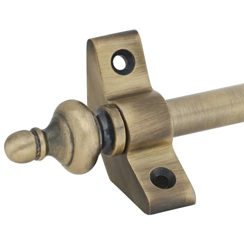 AMSKA INTERNATIONAL Treppenteppichstangen, Urnen-Endstück, antikes Messing, geeignet für Teppichläufer bis zu 70 cm breit oder schmal (antikes Messing) von AMSKA INTERNATIONAL