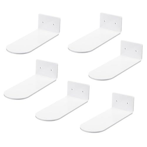 AMSLSIU 1 Set Schuhständer Praktisches, einfach zu installierendes Aufbewahrungsregal aus Acrylmaterial für Haushaltsgeschäfte, Weiß von AMSLSIU