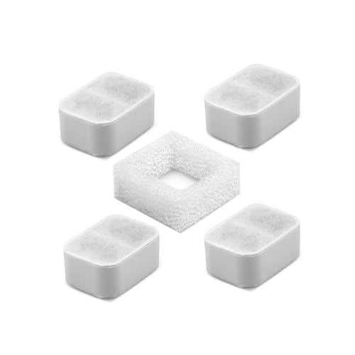 AMSLSIU 4 Stück Universal Pet Water Feeder Filter Indoor Schlafzimmer Tiertrinker Filter Feeder Machine Repair Refills AMSLSIU 4 Stück Universal Pet Water Feeder Filter Indoor Schlafzimmer Tiertrinker Filter Feeder Machine Repair Refills von AMSLSIU