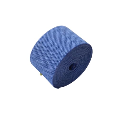 AMSLSIU 5 cm Sackleinenband Rollen Leinen DIY Handwerk mehrere Farben leicht freundlich gewebte Rolle modische Partydekorationen, Dunkelblau 1 AMSLSIU 5 cm Sackleinenband Rollen Leinen DIY Handwerk mehrere Farben leicht freundlich gewebte Rolle modische Partydekorationen, Dunkelblau 1 von AMSLSIU