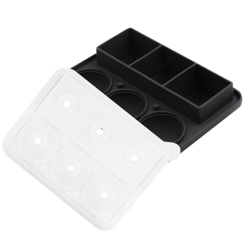 AMSLSIU 6 Grids Ball Mold Bar Silikonform Wiederverwendbare Blockform Tablett Maker Küchenchef Geschenke Küchengeschirr von AMSLSIU
