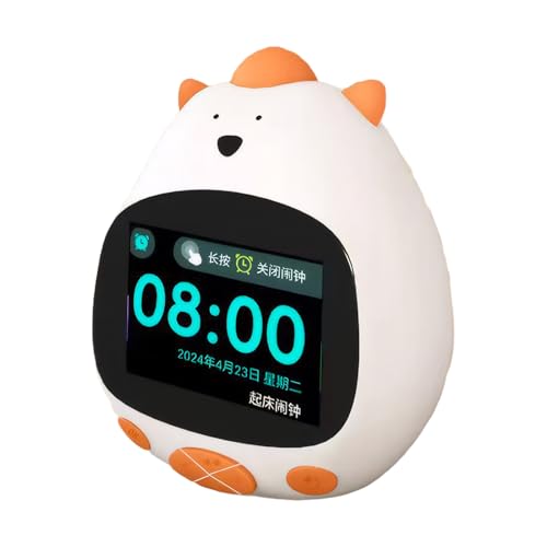 AMSLSIU AI Sprachgesteuerter intelligenter Wecker für Kinder und Schlaftrainer 50 beruhigende Sounds Countdowns fördern die Entwicklung von Kindern AMSLSIU AI Sprachgesteuerter intelligenter Wecker für Kinder und Schlaftrainer 50 beruhigende Sounds Countdowns fördern die Entwicklung von Kindern von AMSLSIU